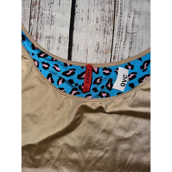 NEW Spanx Slimplicity Cami Scoop Neck Tank Top Camisole Slimming Nude Size 3X - Picture 2 of 5